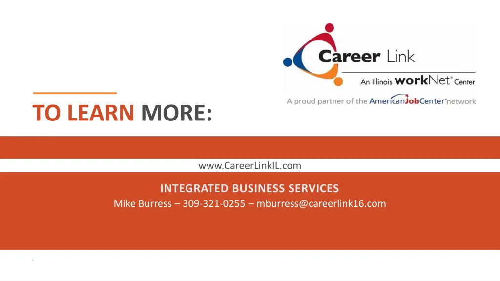 to learn more
