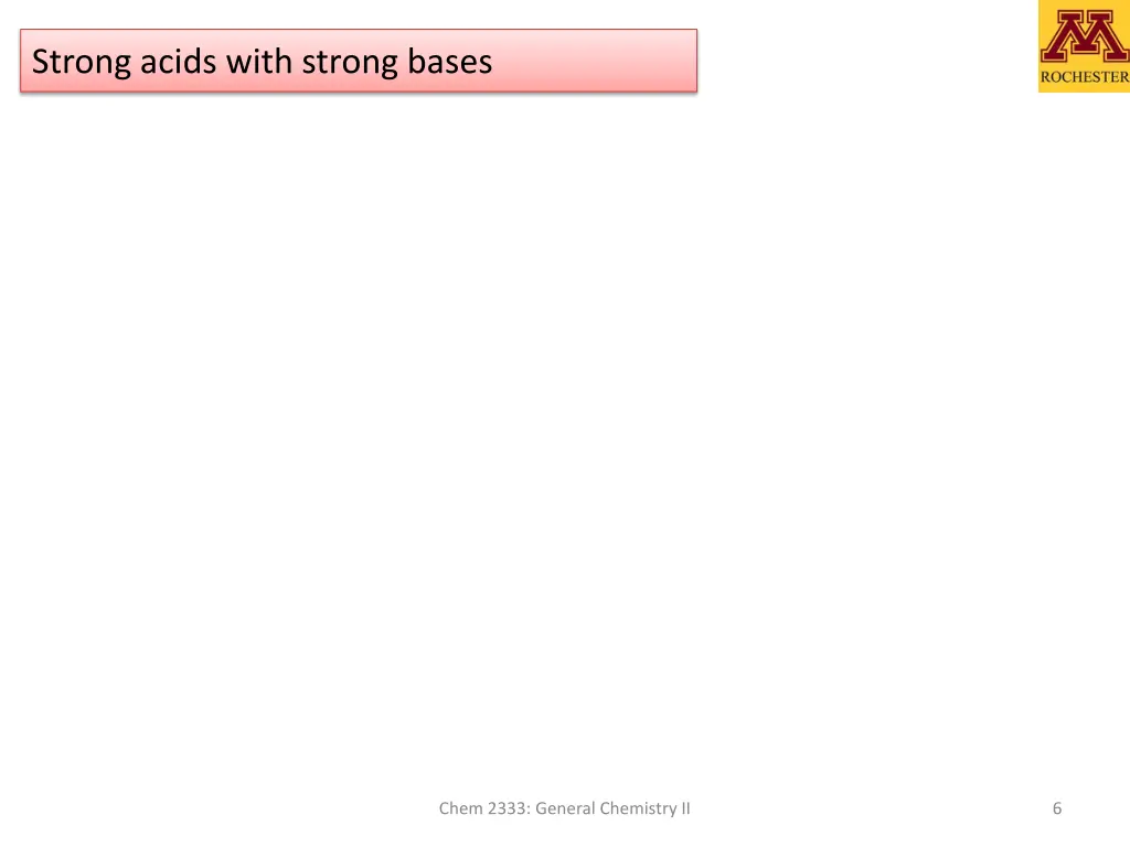 strong acids with strong bases 2