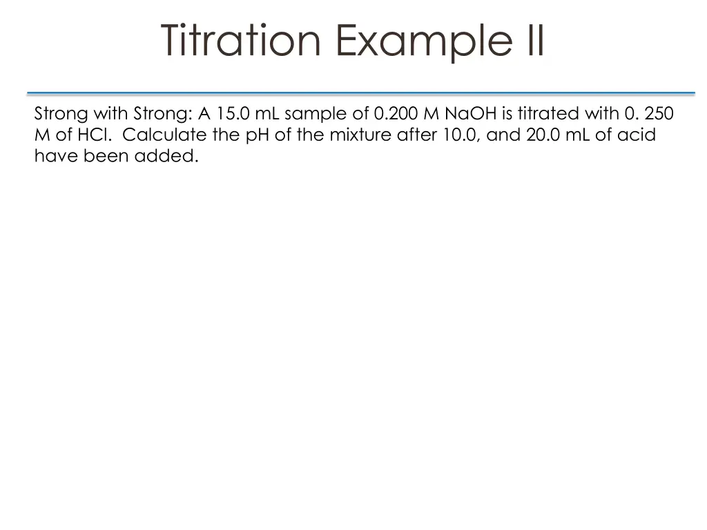 titration example ii 1