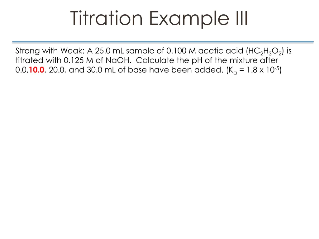 titration example iii 1