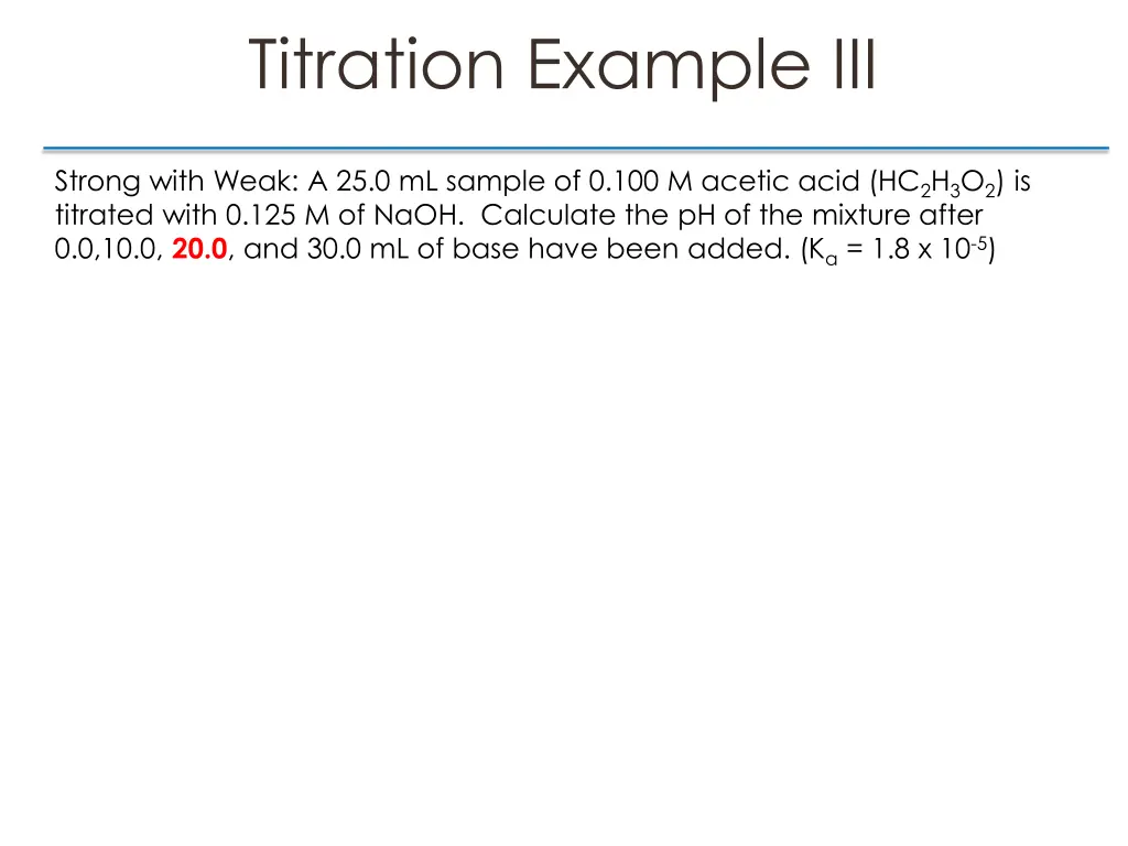 titration example iii 2