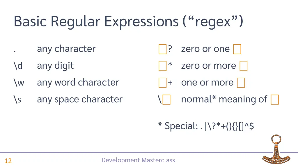 basic regular expressions regex