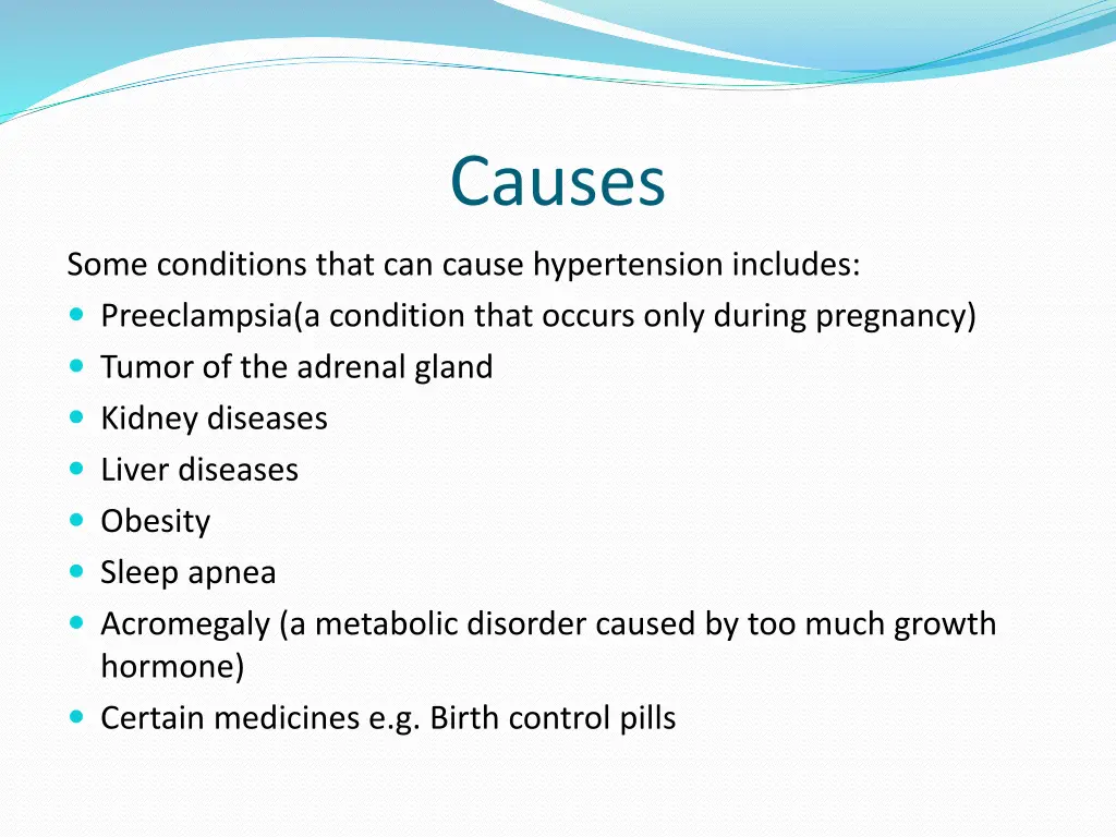 causes
