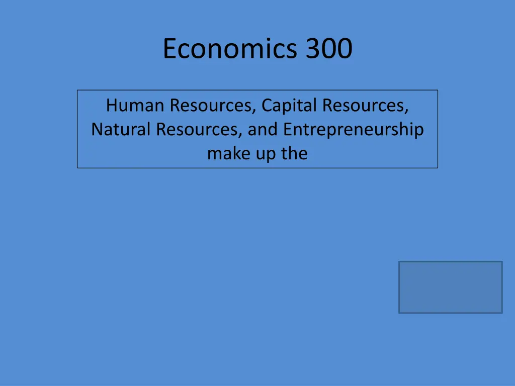 economics 300