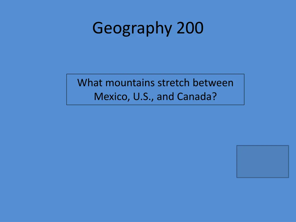 geography 200