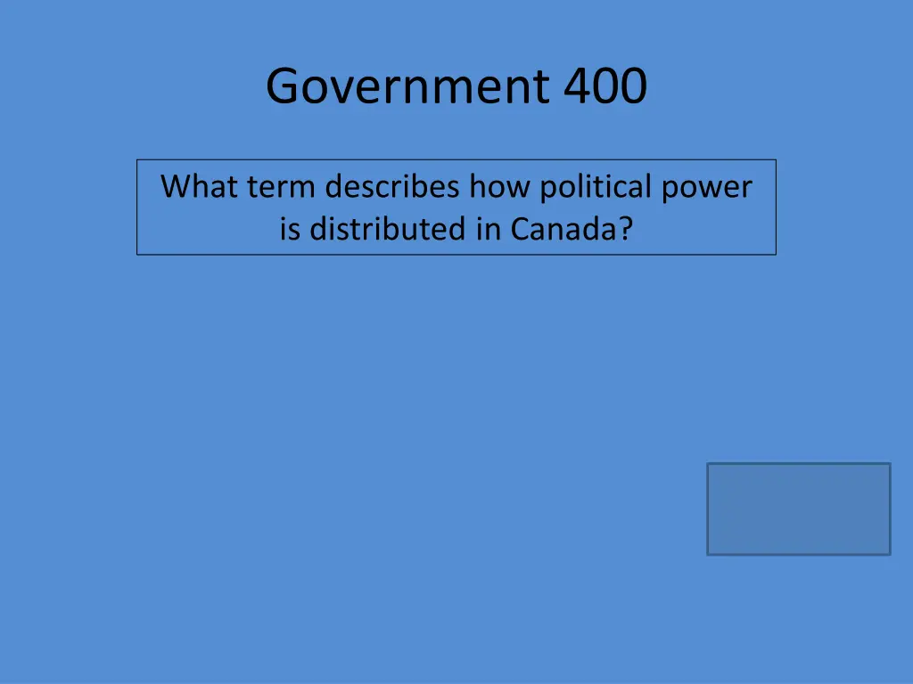 government 400