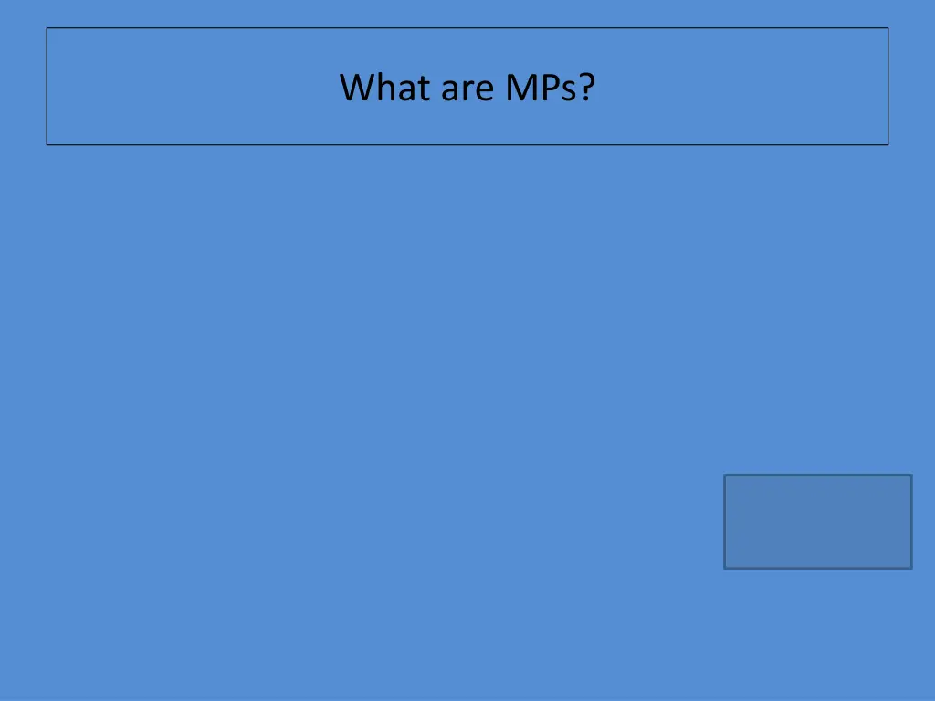 what are mps