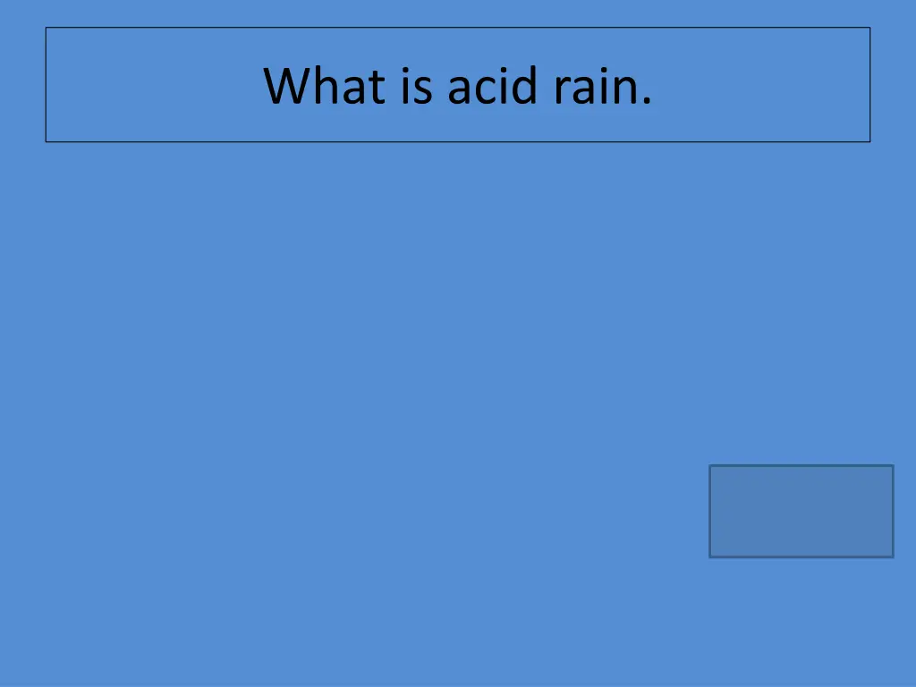 what is acid rain