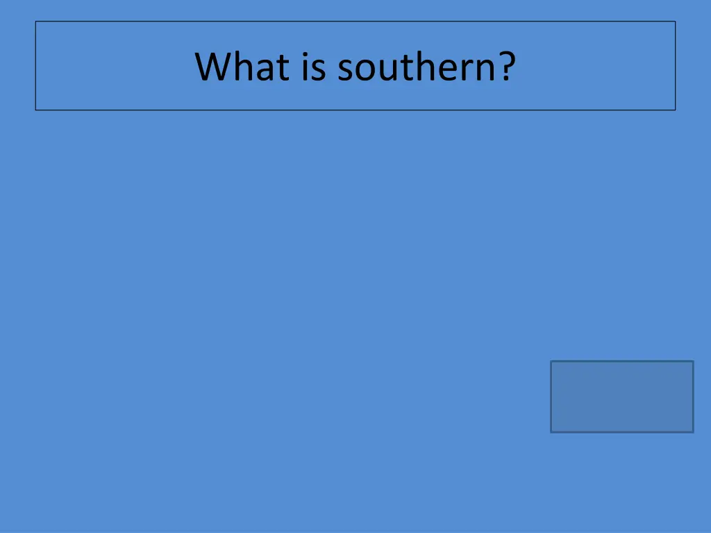 what is southern
