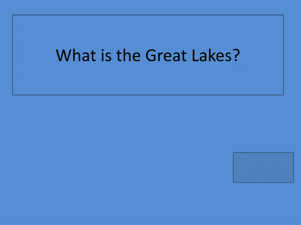 what is the great lakes