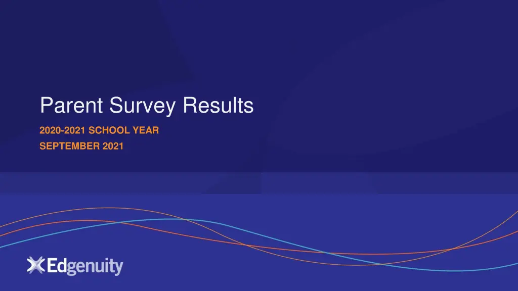 parent survey results