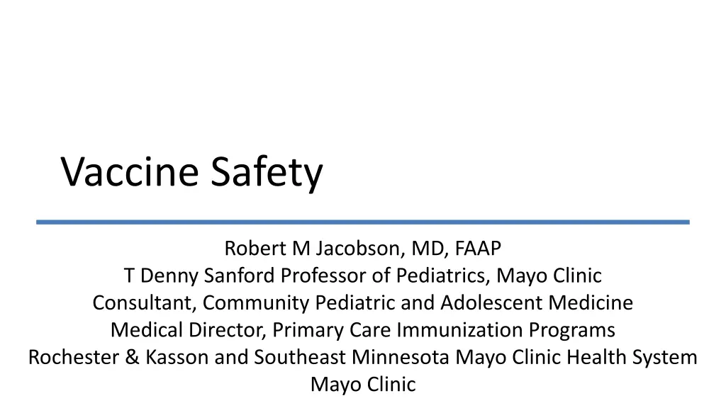 vaccine safety