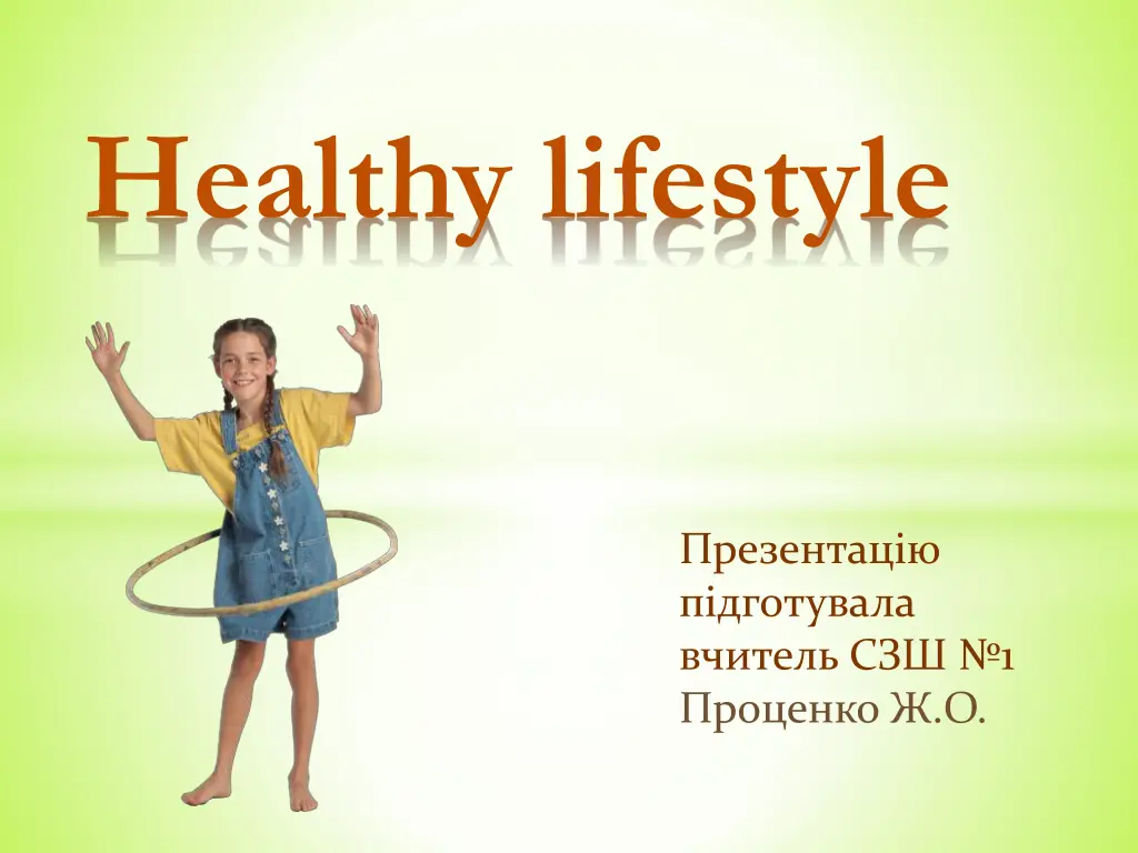 healthy lifestyle