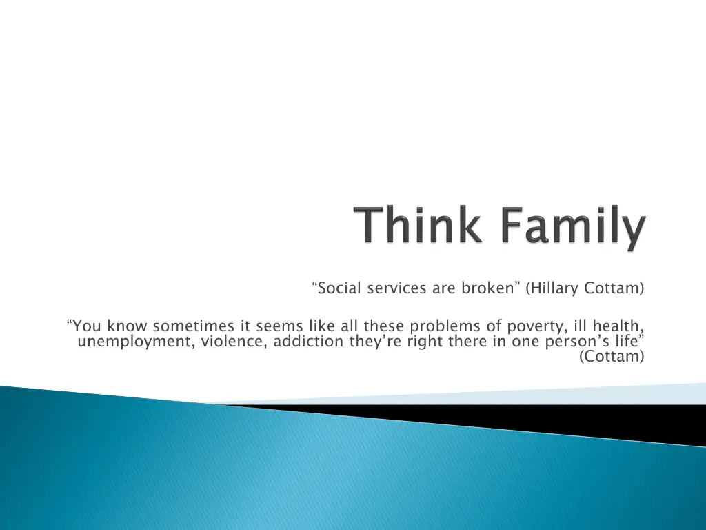 social services are broken hillary cottam