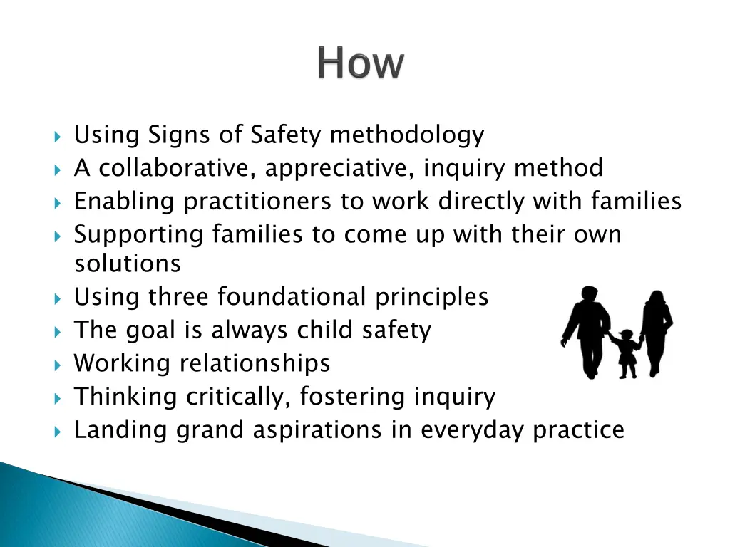 using signs of safety methodology a collaborative