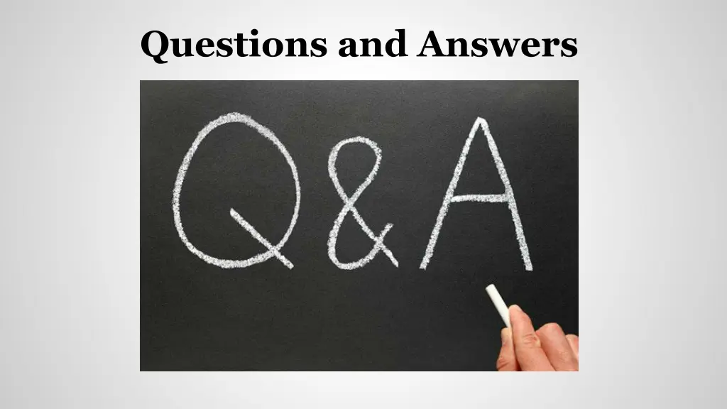 questions and answers