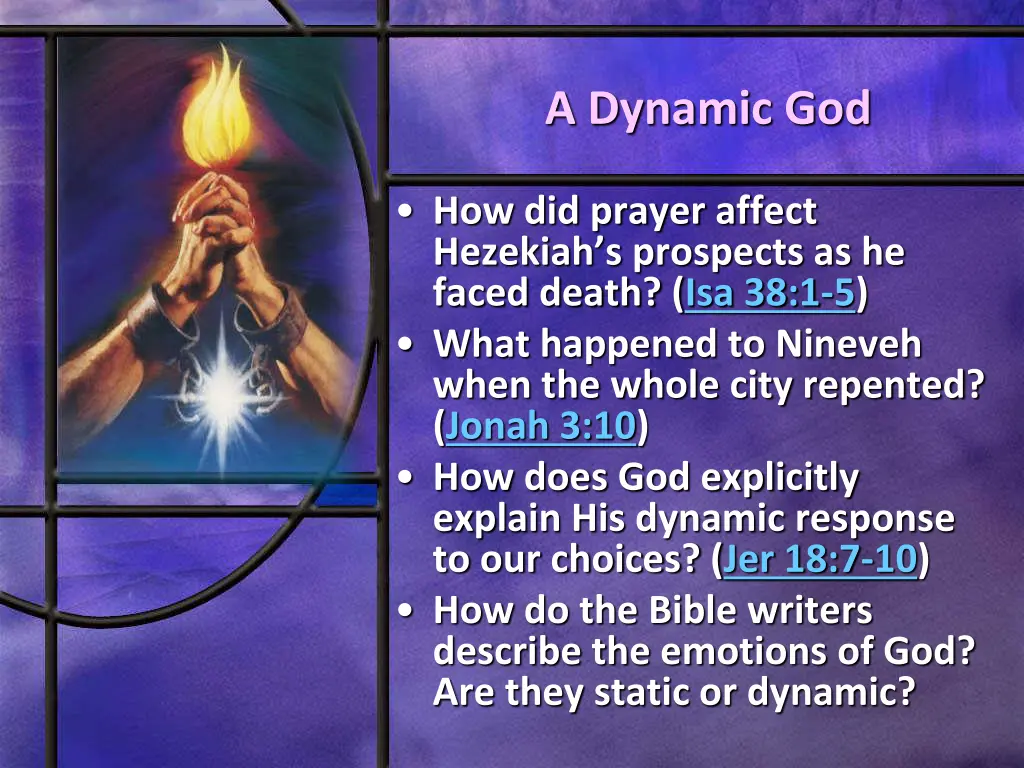 a dynamic god