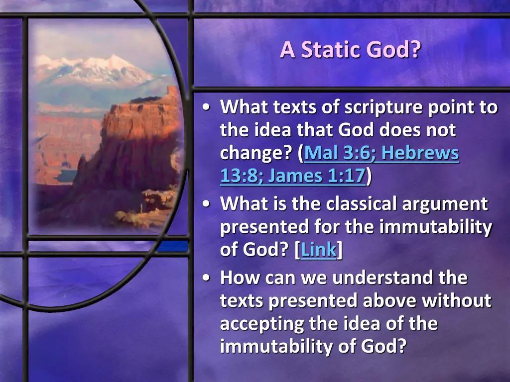 a static god