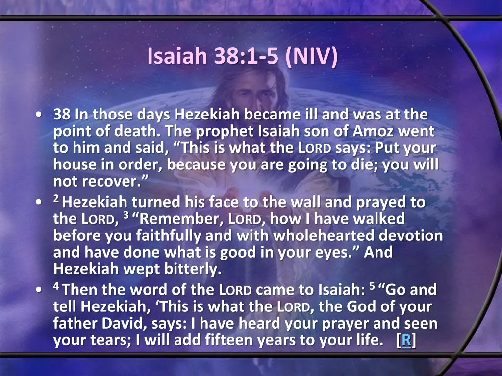 isaiah 38 1 5 niv