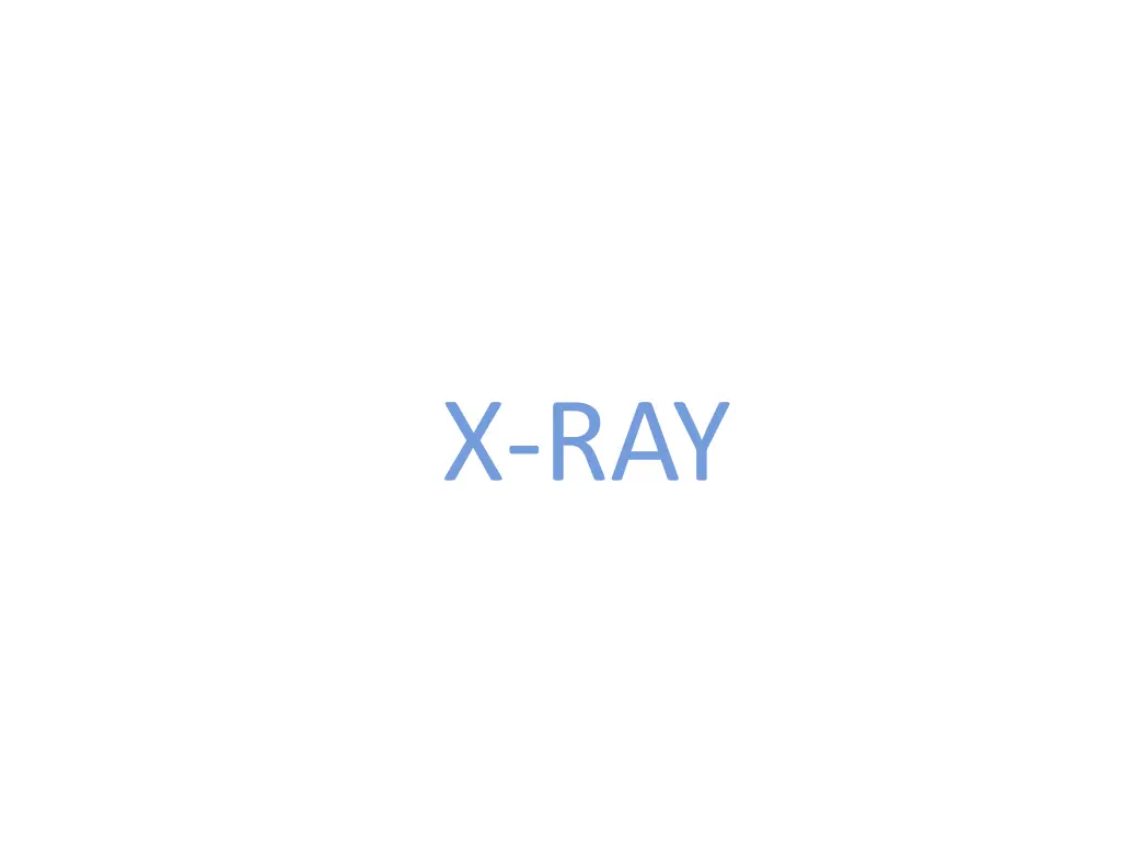 x ray