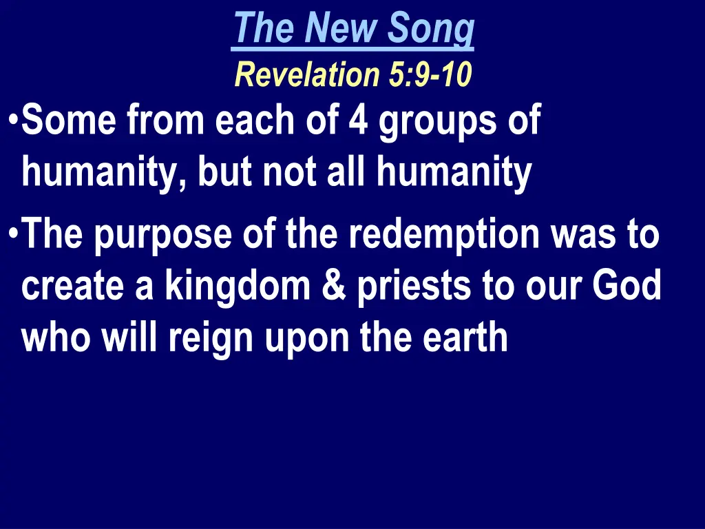 the new song revelation 5 9 10 1