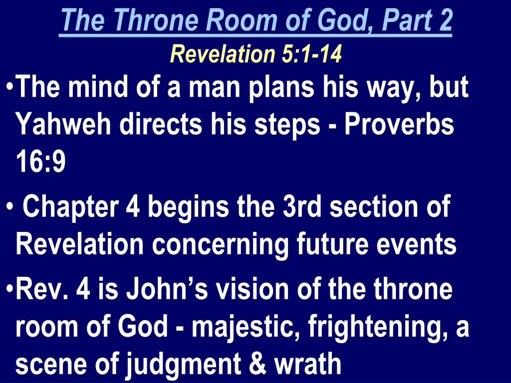 the throne room of god part 2 revelation