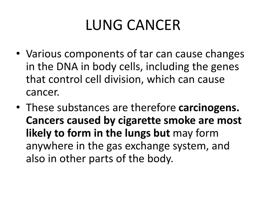 lung cancer
