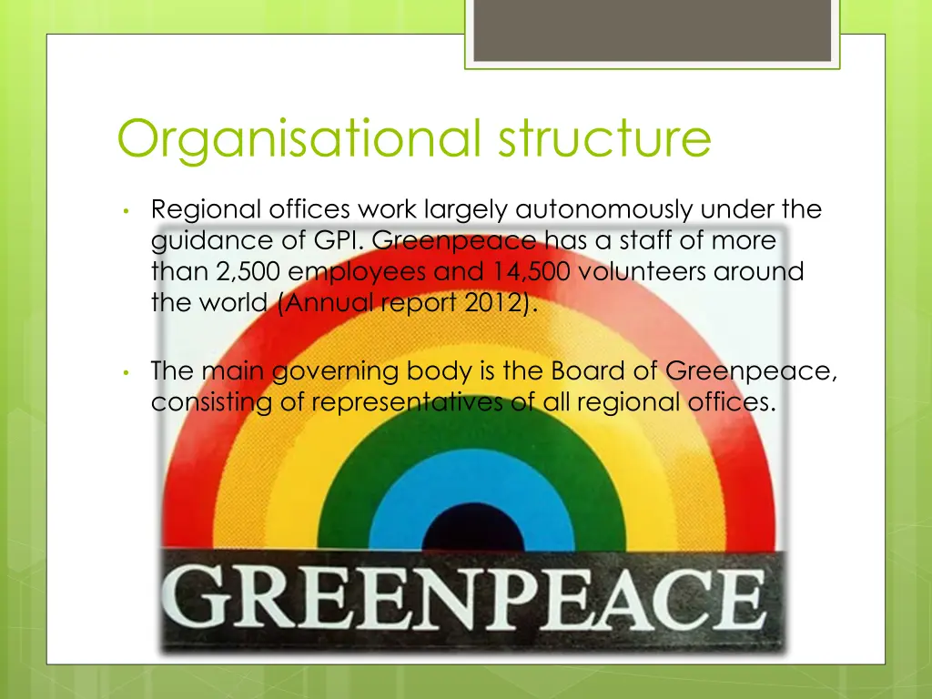 organisational structure