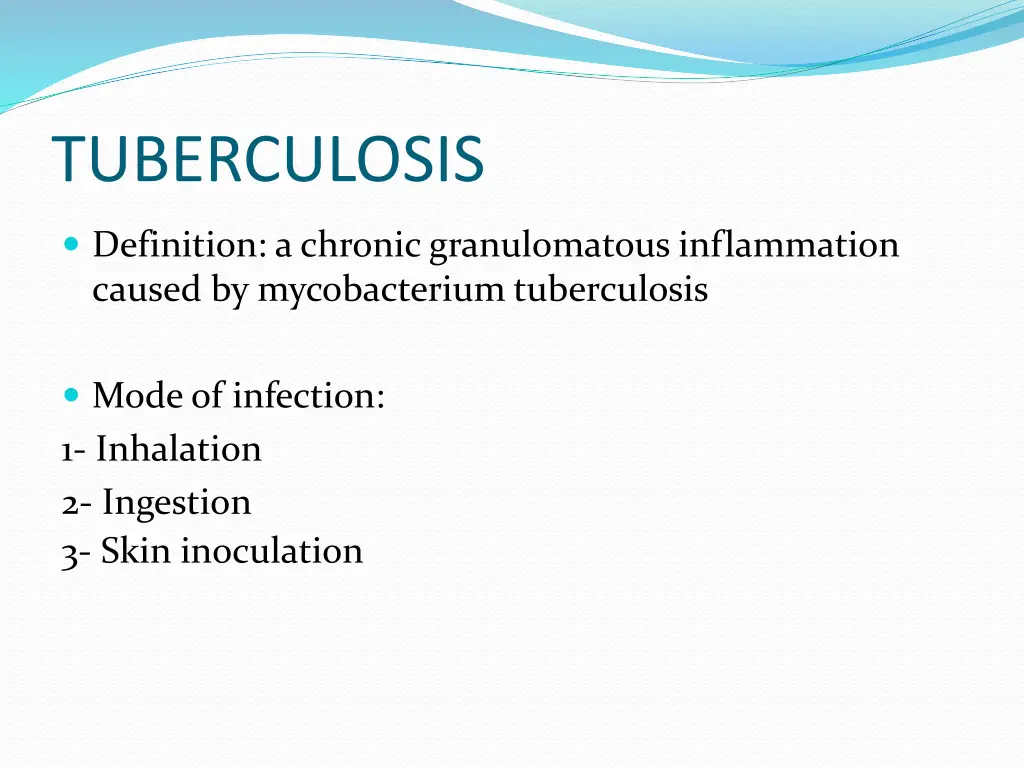 tuberculosis