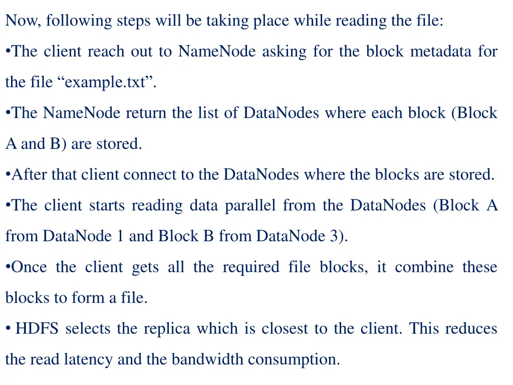 now following steps will be taking place while