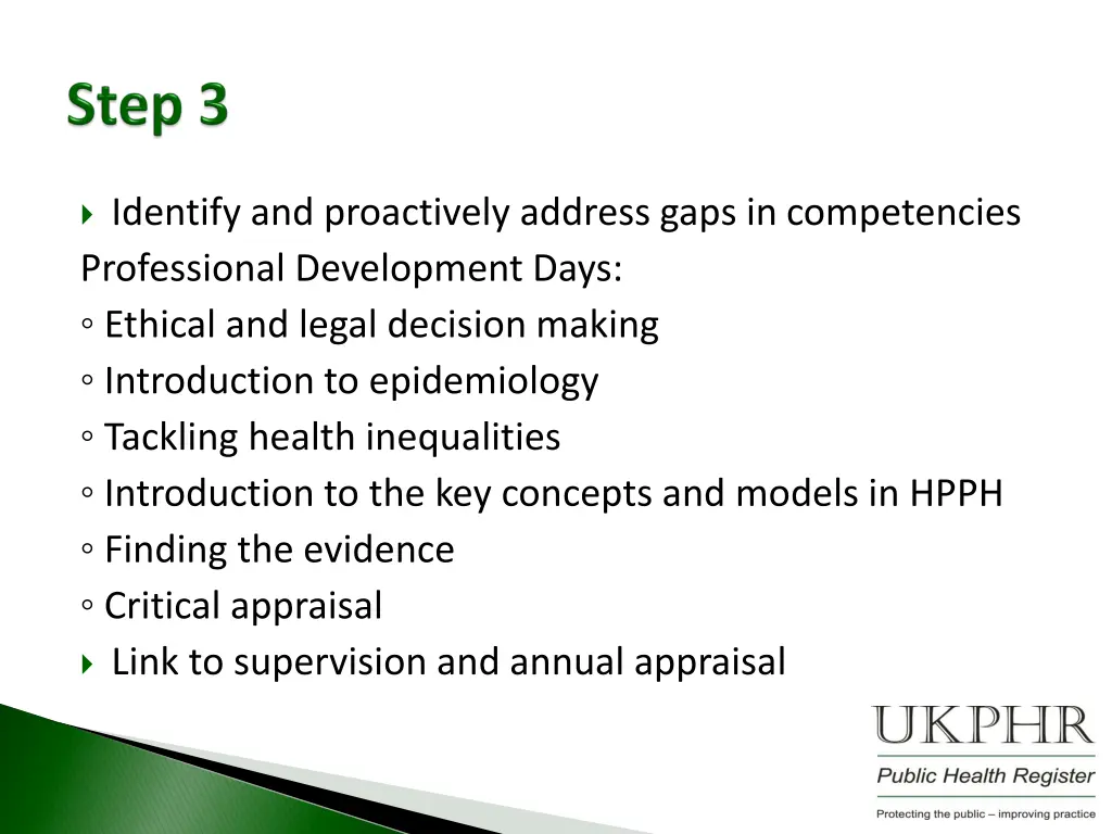 identify and proactively address gaps