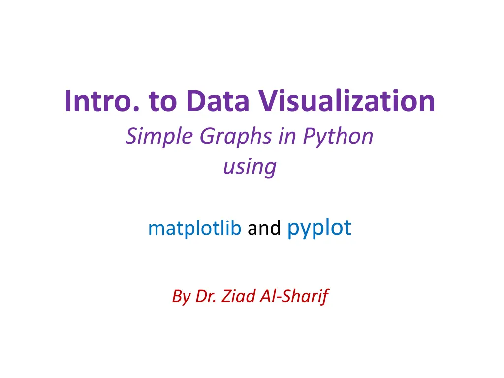intro to data visualization simple graphs