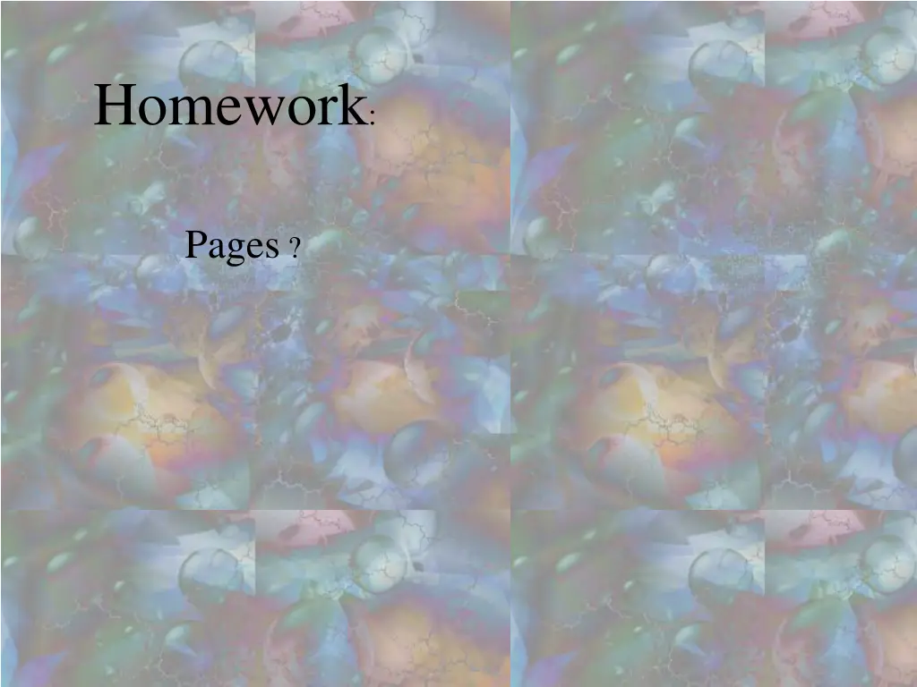 homework