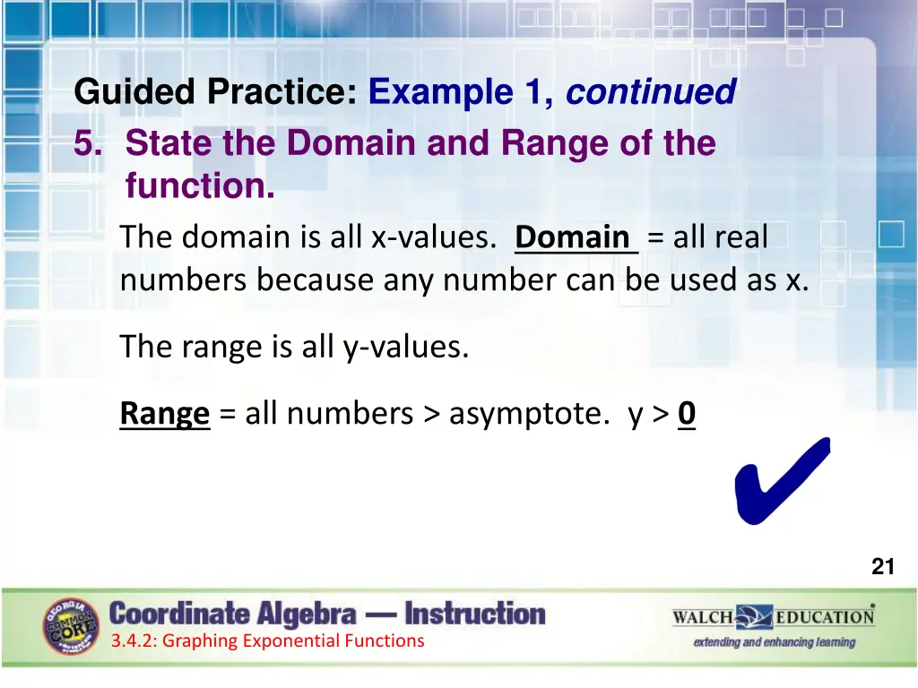 guided practice example 1 continued 5 state