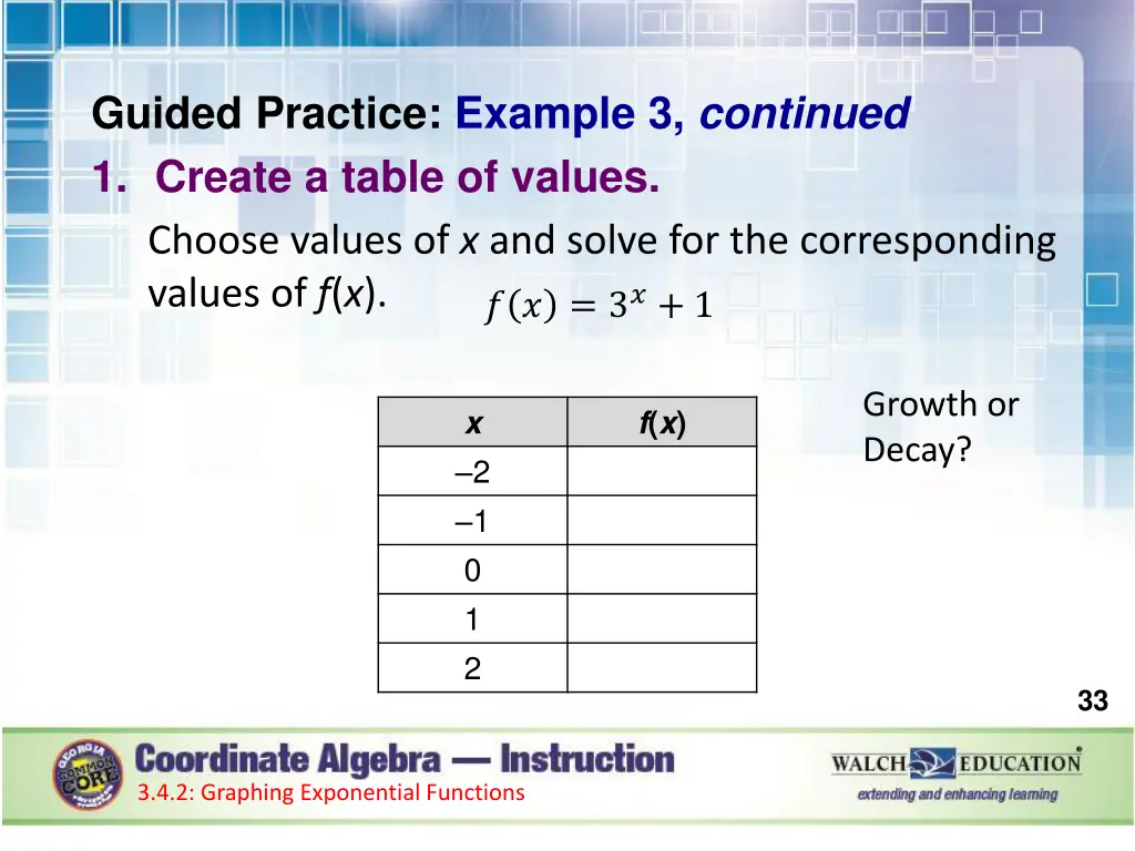 guided practice example 3 continued 1 create
