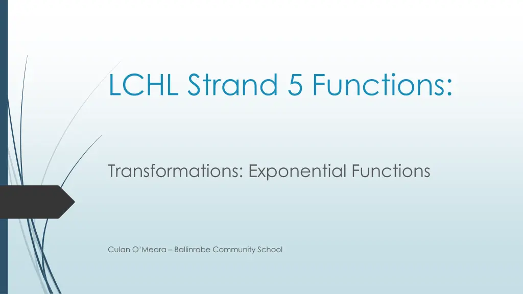 lchl strand 5 functions