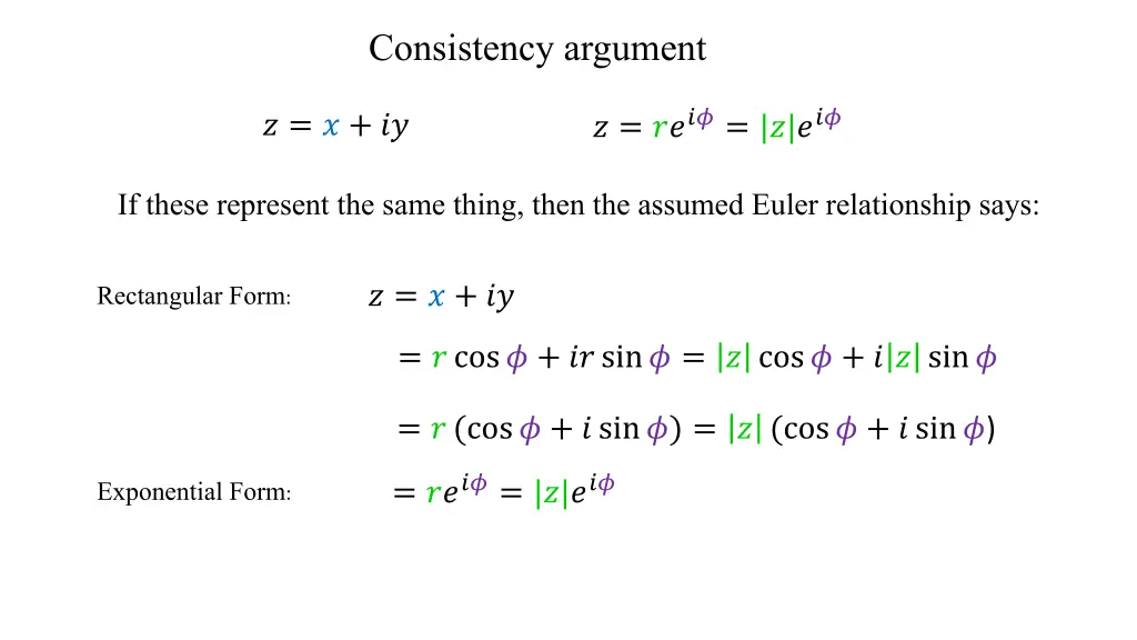 consistency argument