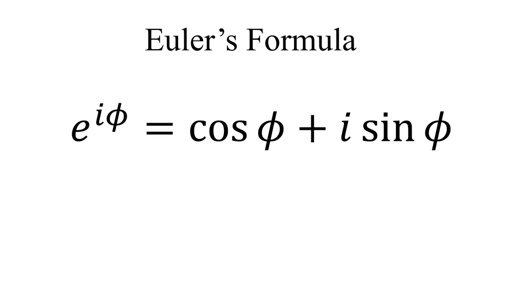 euler s formula