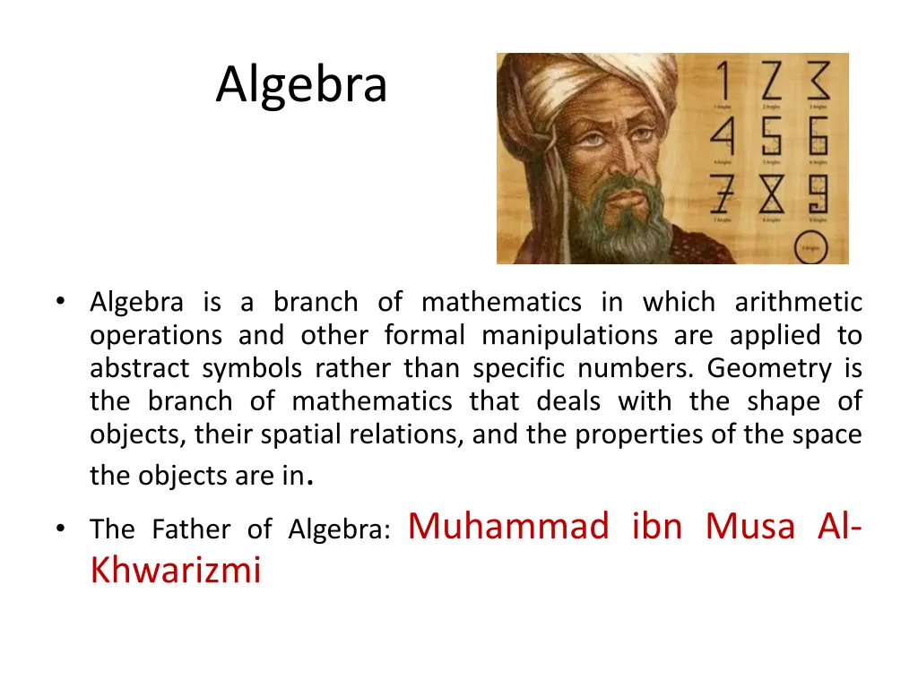 algebra