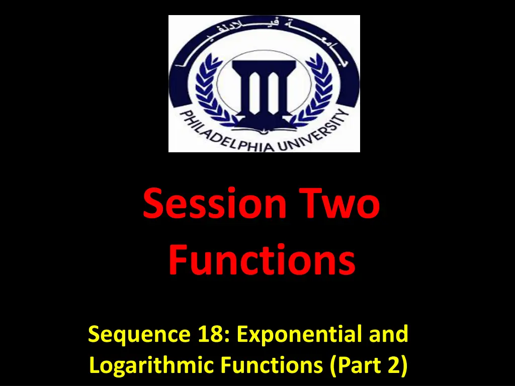session two functions