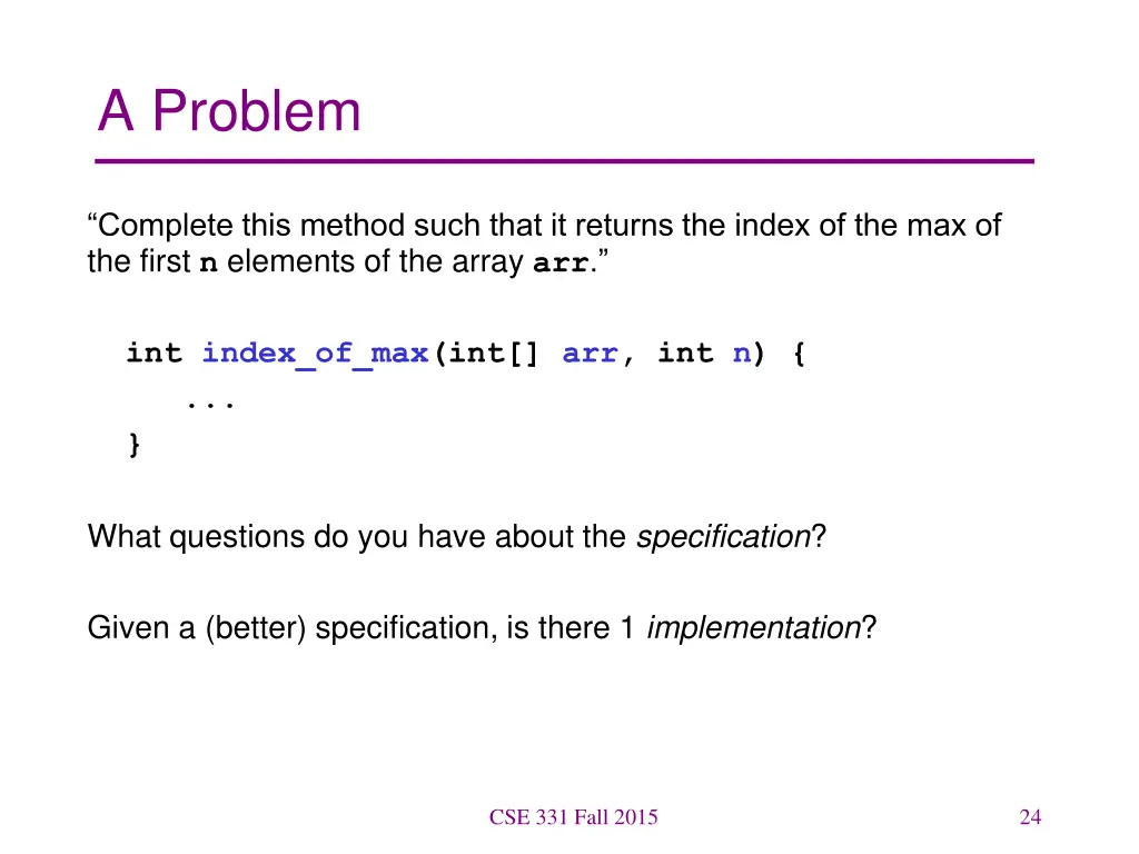 a problem 1