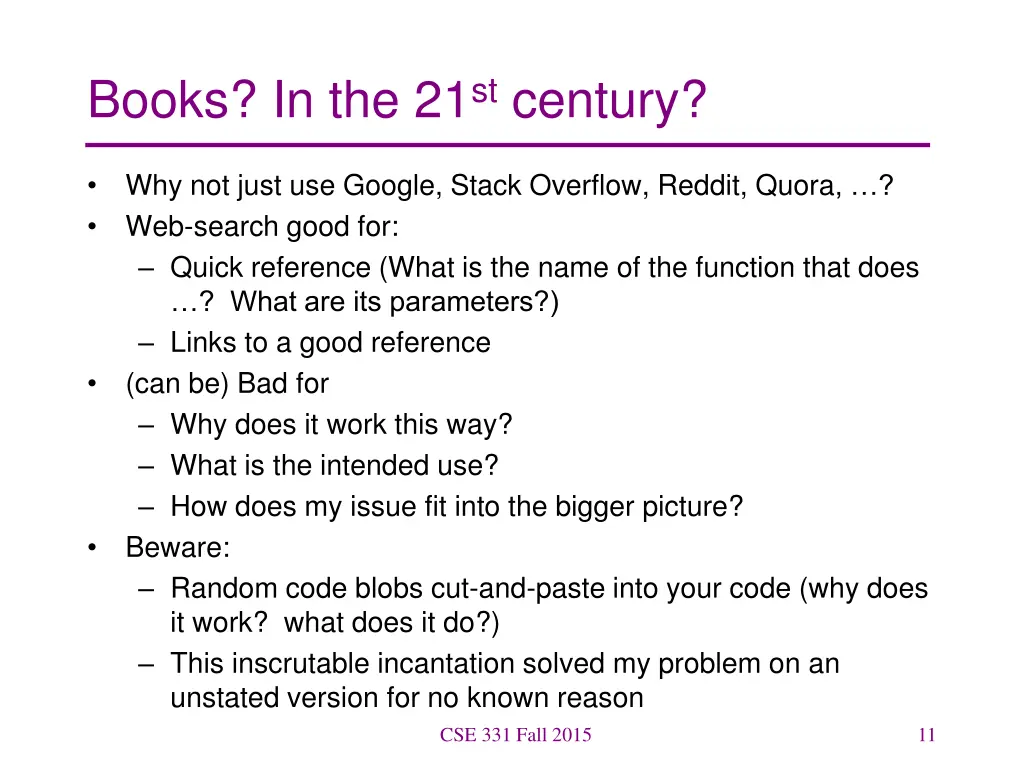 books in the 21 st century