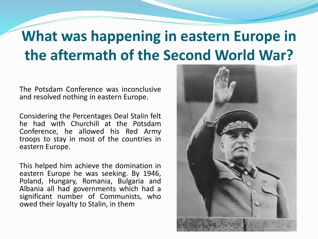 what was happening in eastern europe