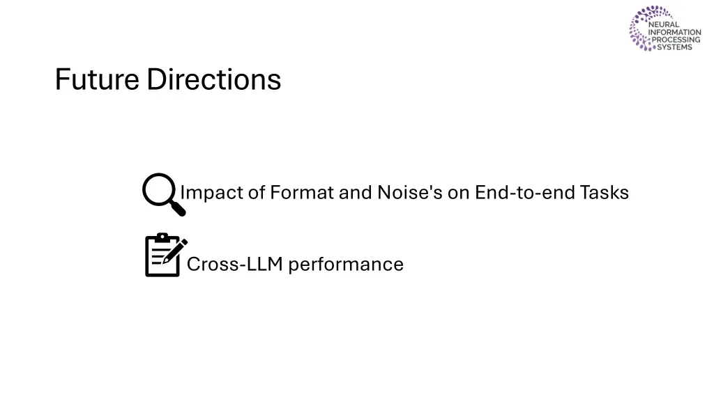 future directions