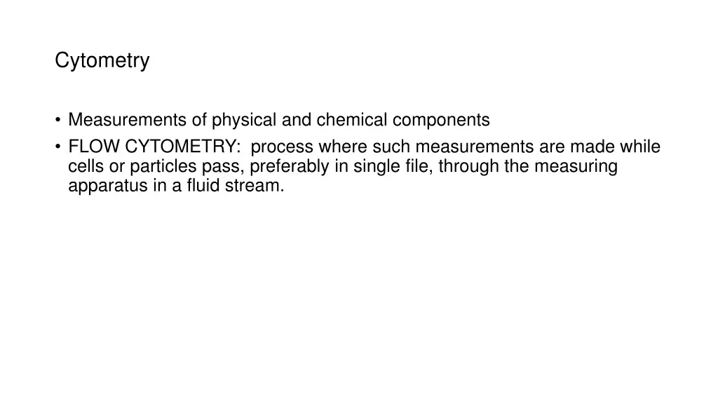 cytometry