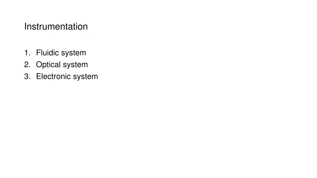 instrumentation