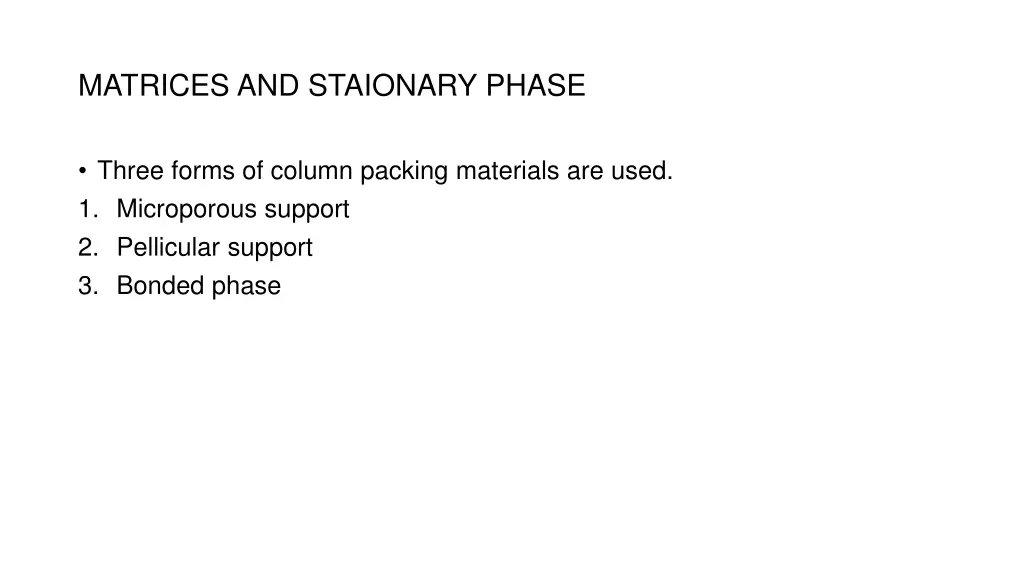 matrices and staionary phase