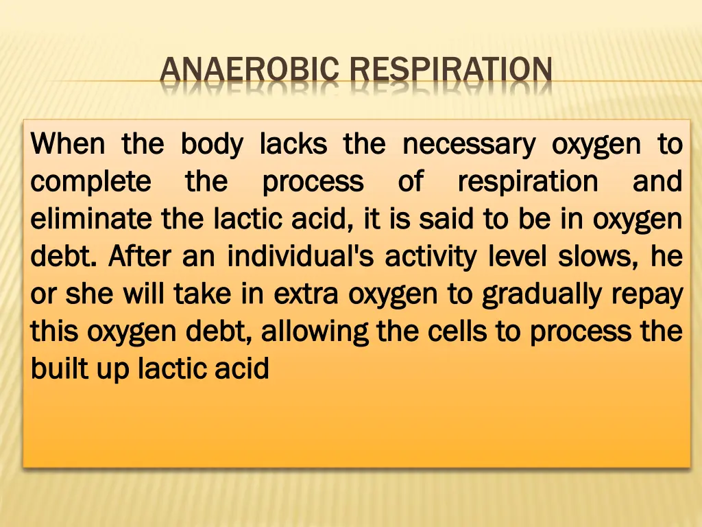 anaerobic respiration 2