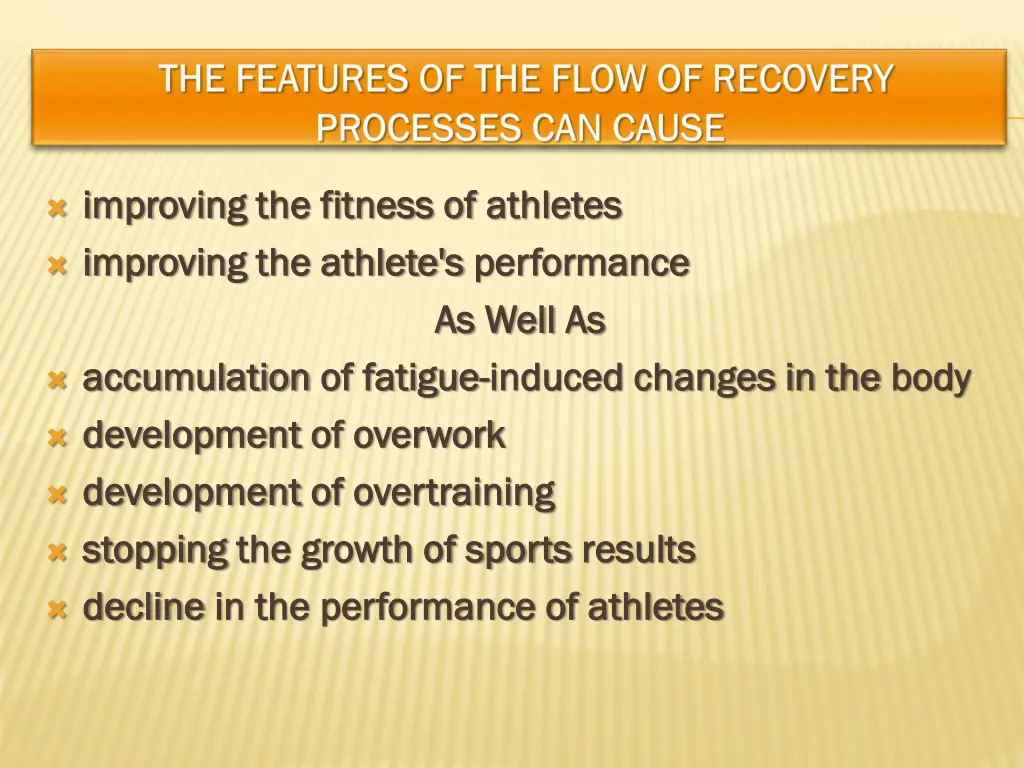 improving improving the fitness of the fitness