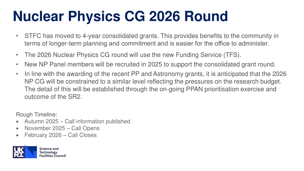 nuclear physics cg 2026 round